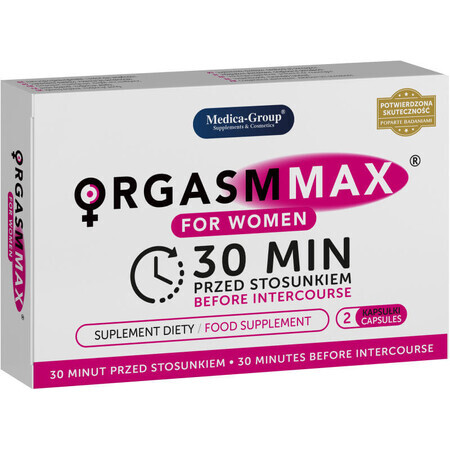 Orgasm Max for Women, 2 capsule, Medica-Group 