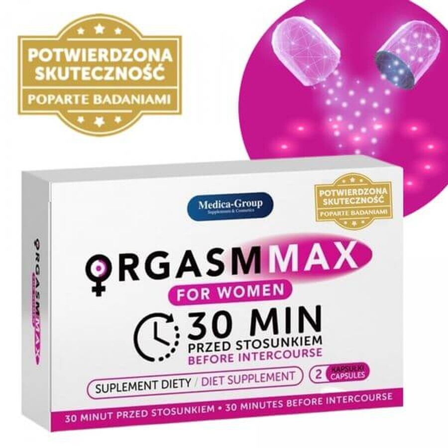 Medica-Group Orgasm Max pour femme, 2 gélules