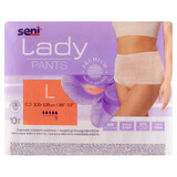 Seni Lady Pants, calzoncillos absorbentes para mujer, Grande, 100-135 cm, 10 unidades