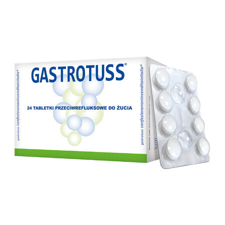 Gastrotuss, 24 comprimate masticabile