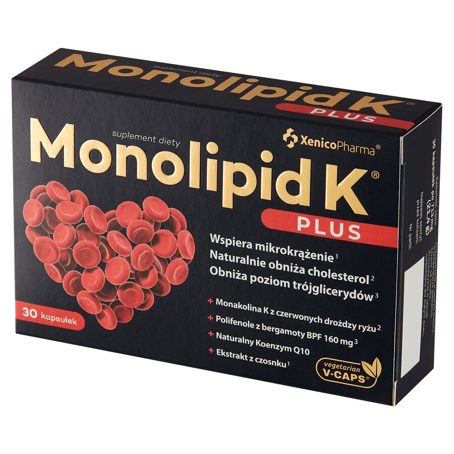 Monolipid K Plus, 30 capsules