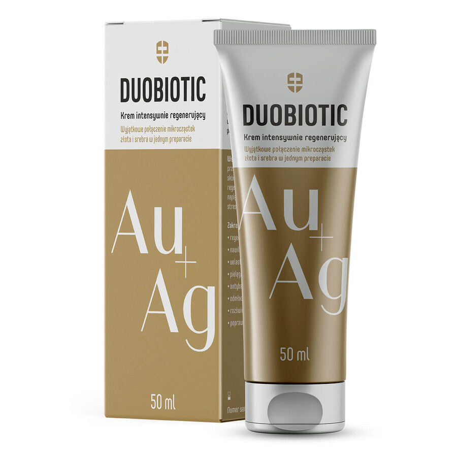 Duobiotic Au+Ag, Intensive regenerating cream with gold and silver, 50 ml