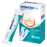 SmectaGo, caramel and cocoa flavor, 8 sachets