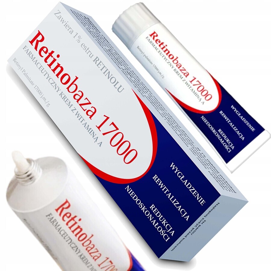 Retinobaza 17000, farmaceutische crème met vitamine A, 30 g