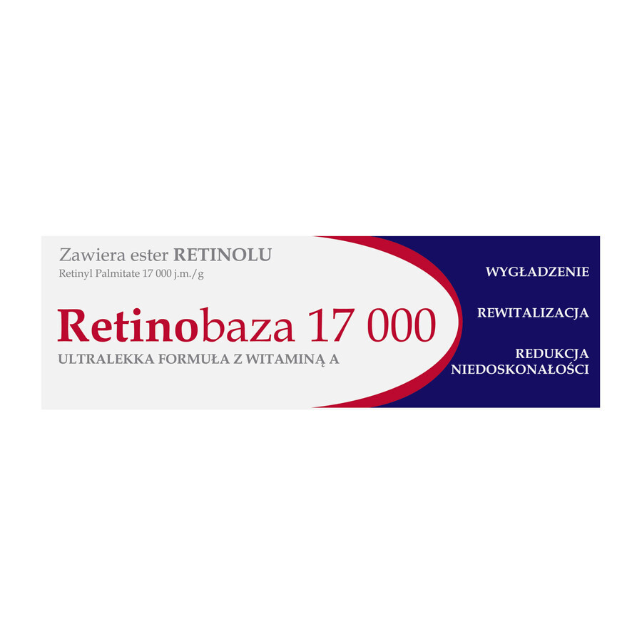 Retinobaza 17000, farmaceutische crème met vitamine A, 30 g