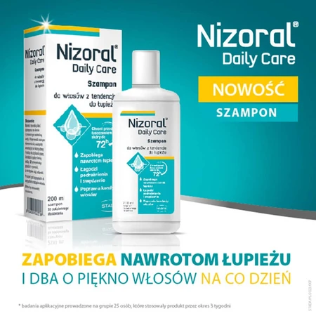 Nizoral Daily Care Shampoo for dandruff-prone hair, 200 ml