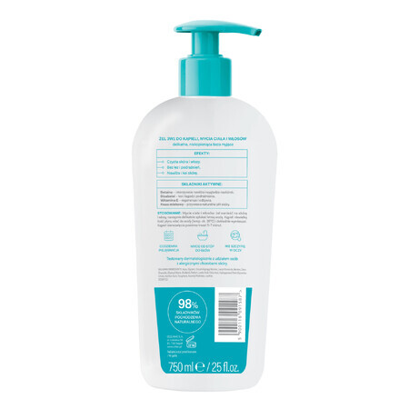 Oillan Baby 3-in-1 Gel für Bad, Körper- und Haarwäsche, 750 ml