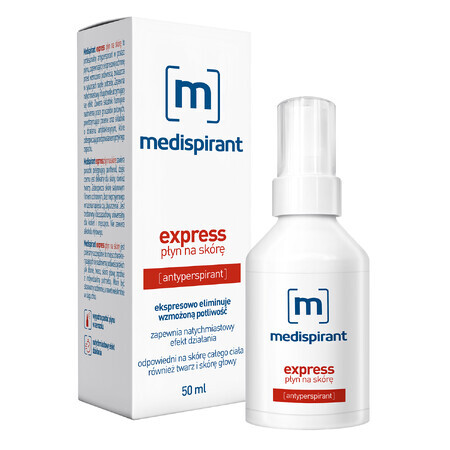 Medipirant Express, vloeistof voor de huid, anti-transpirant, 50 ml