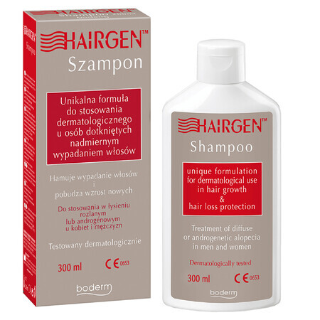 Hairgen, shampoo for dermatological use in people affected by excessive hair loss, 300 ml