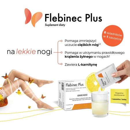 Flebinec Plus, 14 zakjes