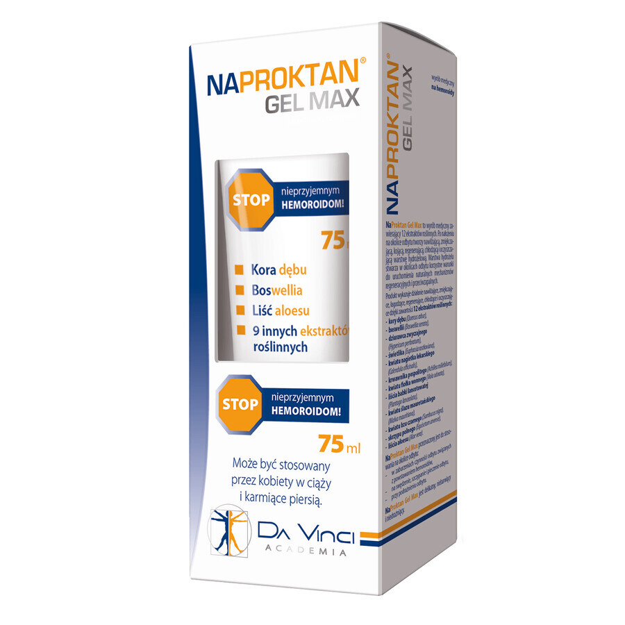 NaProktan Gel Max, gel, 75 ml