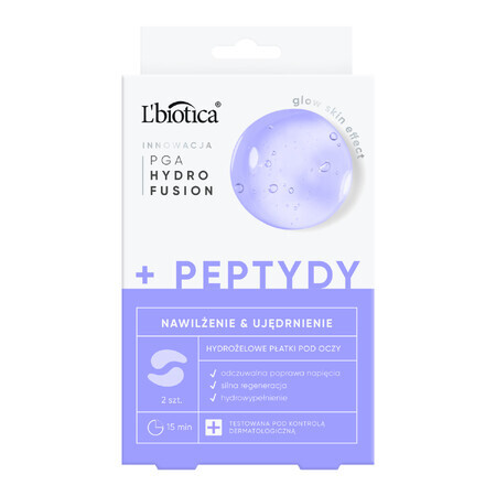 L'Biotica Peptide Hydrogel Eye Pads 2 pcs