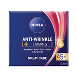 Crème de nuit anti-rides raffermissante 45+, 50 ml, Nivea