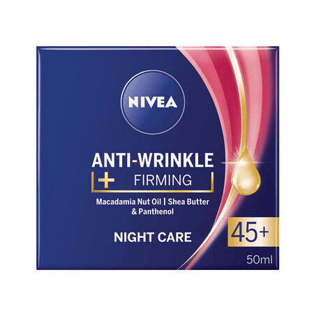 Straffende Anti-Falten-Nachtcreme 45+, 50 ml, Nivea