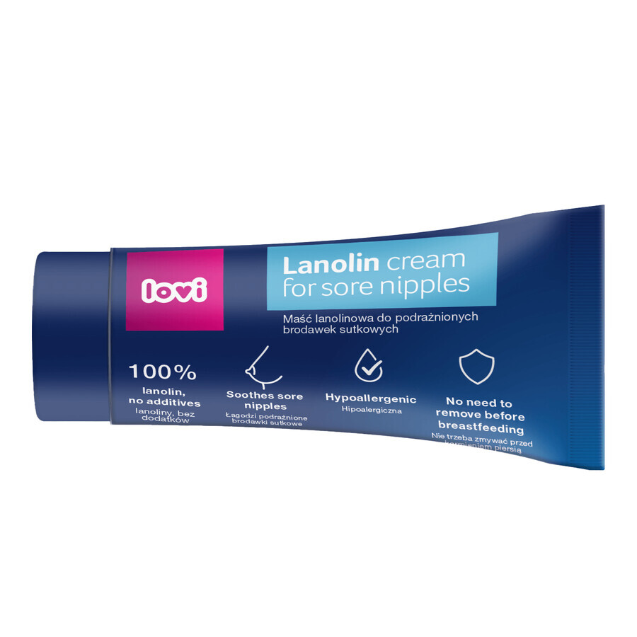 Lovi, lanolinezalf voor geïrriteerde tepels, 37 g