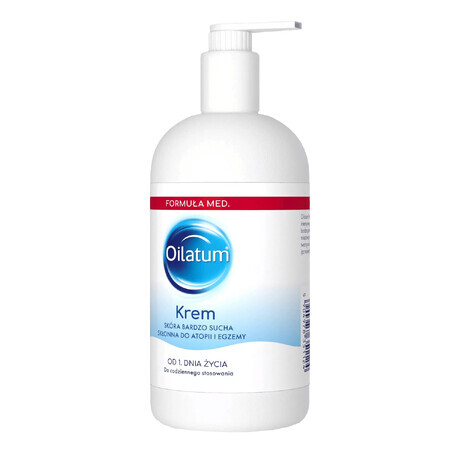 Crème Oilatum Formula Med, peaux sèches, très sèches, sujettes à l&#39;atopie et aux allergies, dès 1 jour de vie, 300 ml