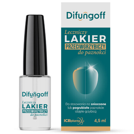 Difungoff, vernis à ongles antifongique médicinal, 4,5 ml