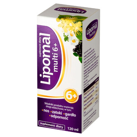 Lipomal Multi 6+, 120 ml