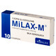 Milax-M 2500 mg, glycerolzetpillen voor volwassenen, 10 stuks