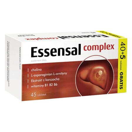 Essensal Complex, 40 tabletten + 5 gratis tabletten