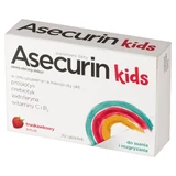 Asecurin Kids, sabor fresa, 20 comprimidos para chupar y masticar