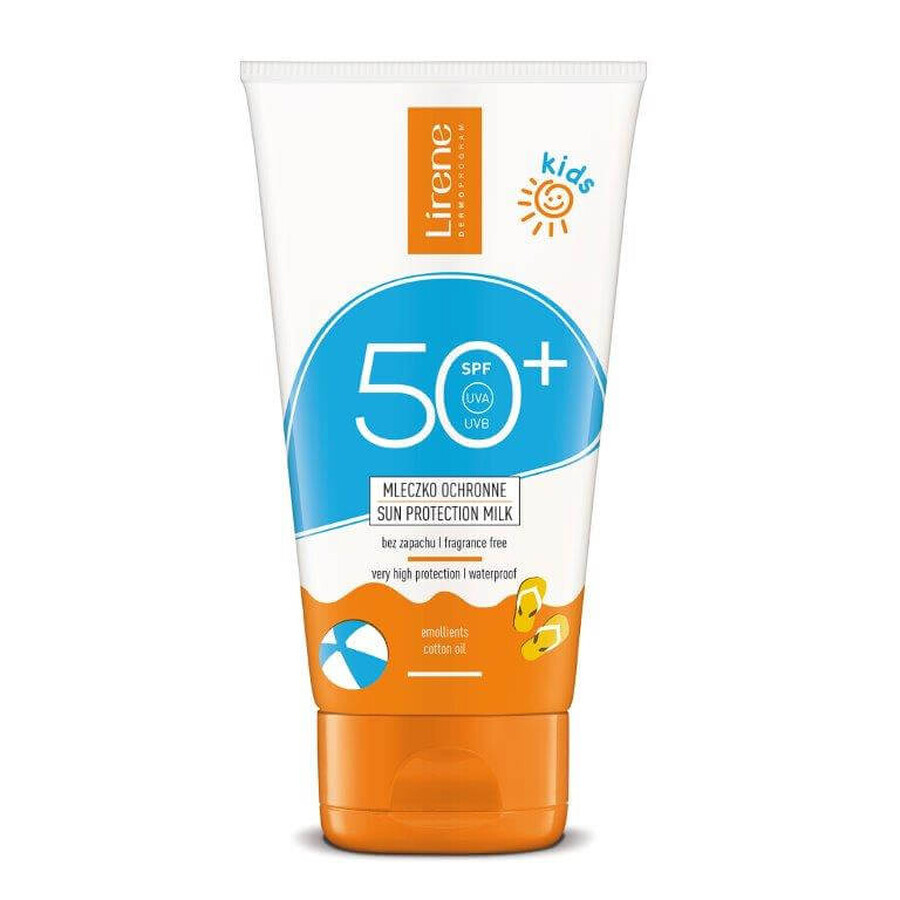 Lirene Sun Kids, leche protectora para niños, FPS 50+, 150 ml