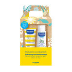 Mustela Sun Baby on holiday set, Sonnenschutzmilch, SPF 50+, 40 ml + Waschgel, 100 ml