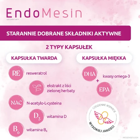 EndoMesin, 60 kapsuek mikkich + 60 kapsuek twardych