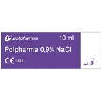 Polpharma 0,9% NaCl, natriumchlorideoplossing, 10 ml x 100 ampullen VERWIJDERDE VERPAKKING