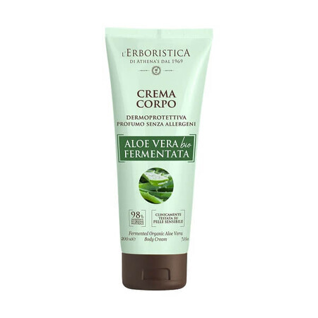 Crema corpo con Aloe Vera fermentata biologica, 200 ml, L'Erboristica