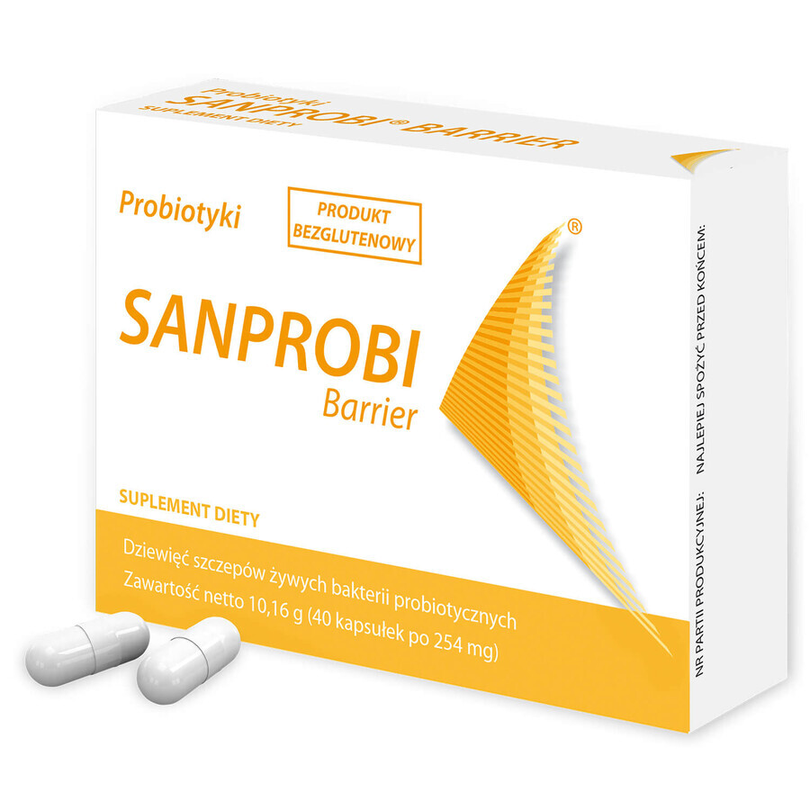 Sanprobi Barrier, 40 capsules DEFECTED PACKAGING