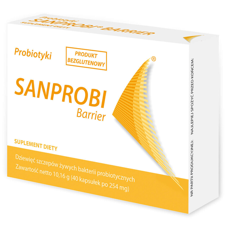 Sanprobi Barrier, 40 capsules DEFECTED PACKAGING