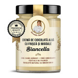 Witte chocoladeroom met slagroom en amandelen, Biancella, Ramona's Secrets, 350g, Remedia