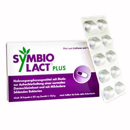 SymbioLact Plus, 30 capsules KORTE SLUITING