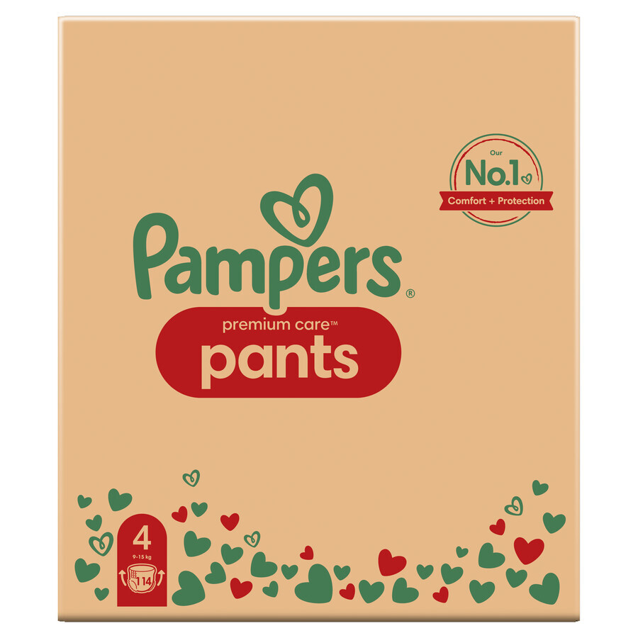 Pampers Premium Care Pants, Windeln, Größe 4, 9-15 kg, 114 Stück UNGEPRÜFTE VERPACKUNG