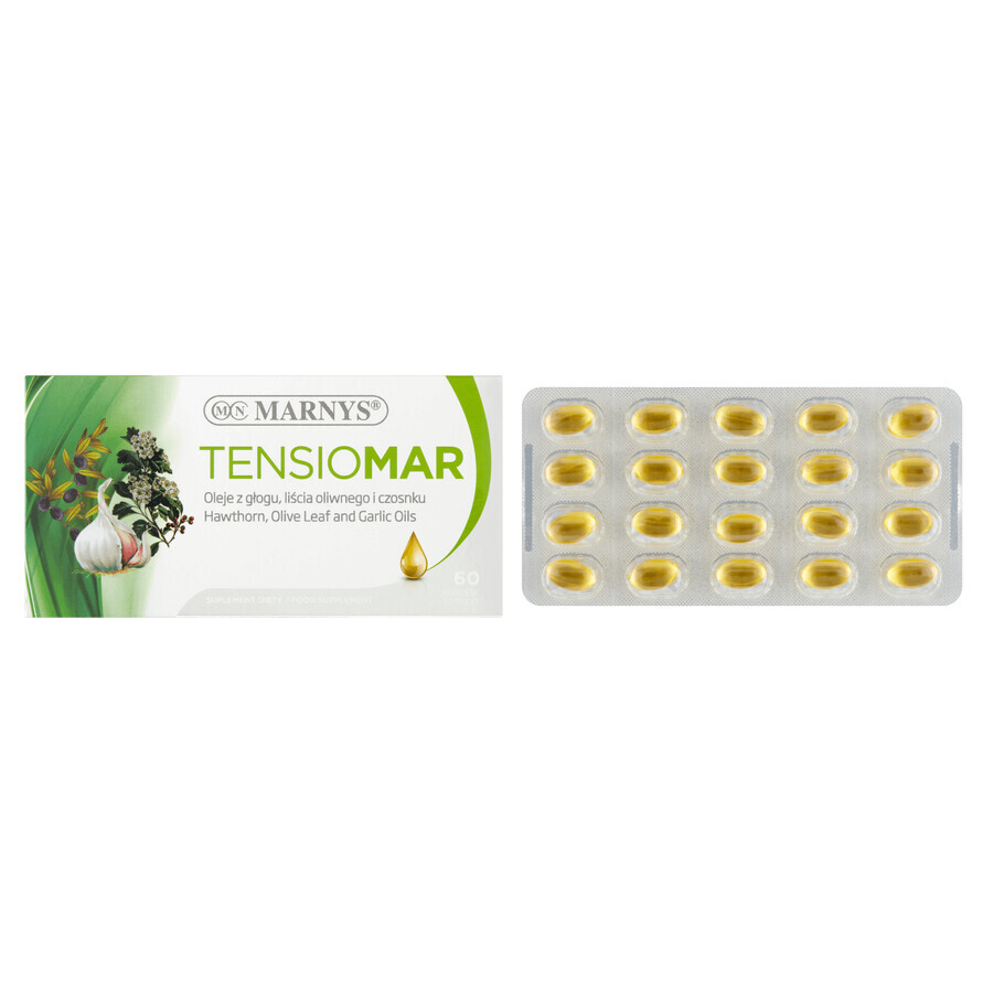 Marnys Tensiomar, 60 capsules KORTE SLUITING