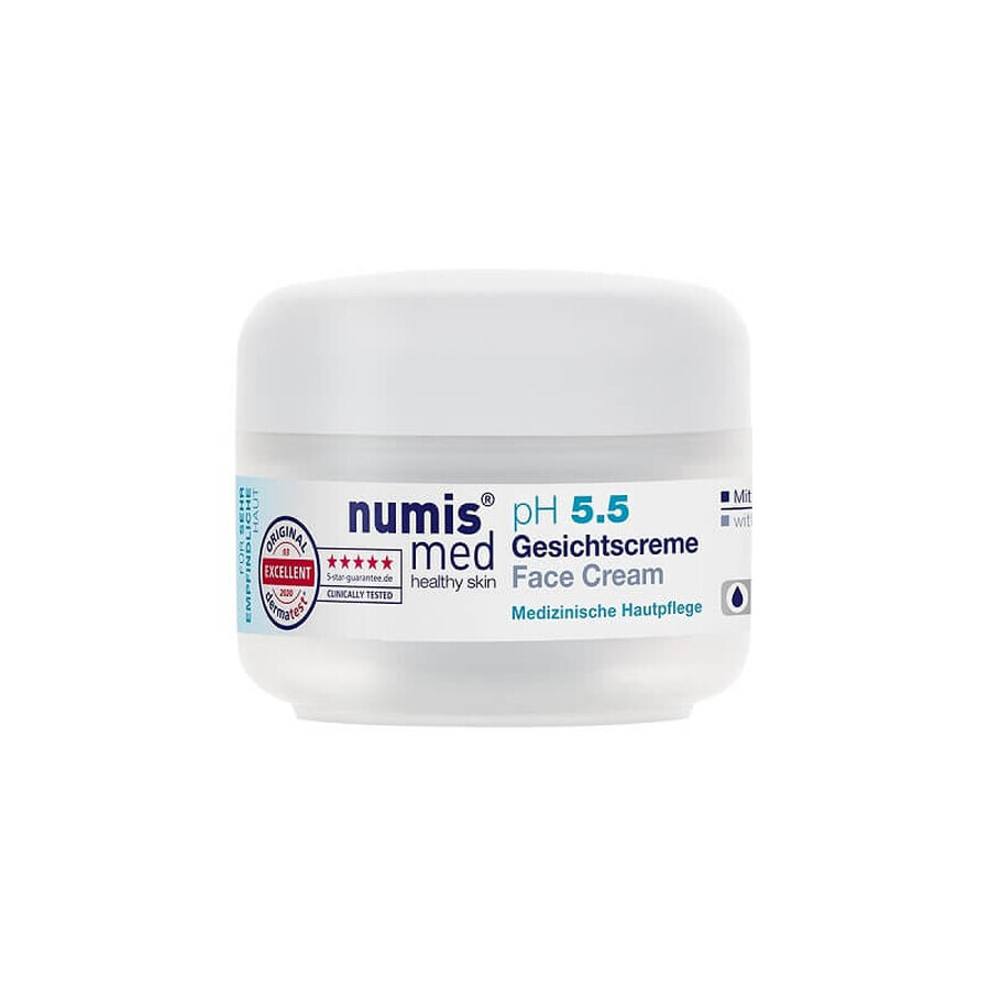 Crema giorno e notte per il viso Sensitiv PH 5.5, 50 ml, Numismed