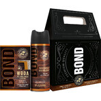 Bond Tabak, Whisky en Ceder set, aftershave, 100 ml + deodorant, 150 ml GEDECORISEERDE VERPAKKING