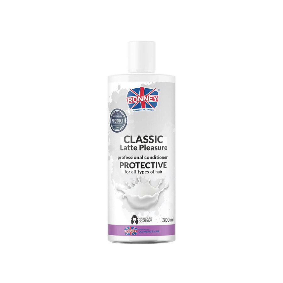 Ronney Classic Latte Pleasure, protective conditioner for all hair types, 300 ml