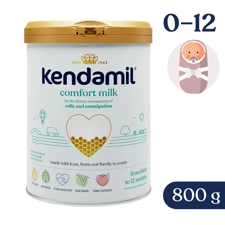 Kendamil Comfort formula for colic and constipation, from birth to 12 months, 800 g, Kendal Nutricare