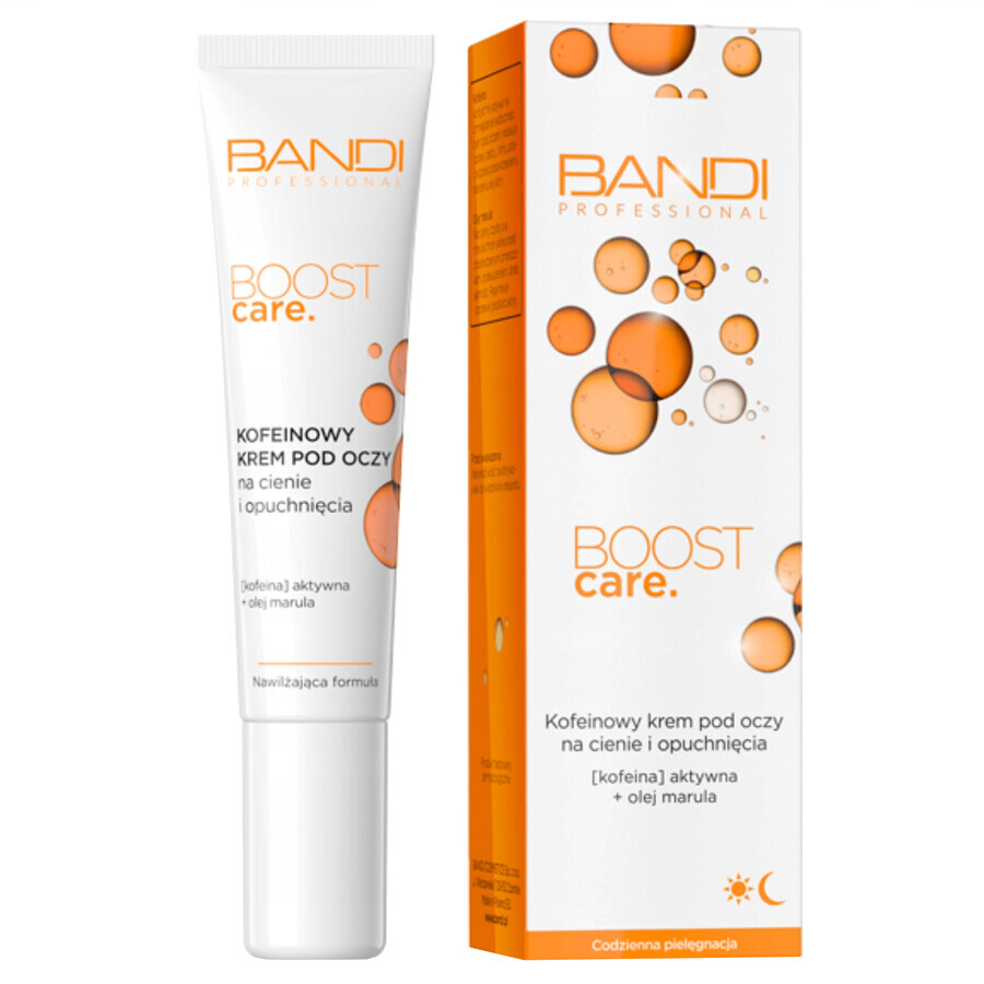 Bandi Professional Boost Care, crema occhi alla caffeina per occhiaie e borse, 14 ml