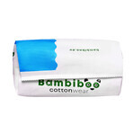 Bambiboo Cottonwear, biologisch katoenen wegwerpluiers, Mini, maat 2, 3-8 kg, 26 stuks