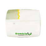 Bambiboo Cottonwear, biologisch katoenen wegwerpluiers, Maxi, maat 4, 9-14 kg, 22 stuks