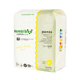 Bambiboo Cottonwear, biologisch katoenen wegwerpluiers, Maxi, maat 4, 9-14 kg, 22 stuks