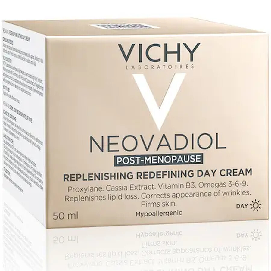 Vichy Neovadiol Lipide Voedende en Herdefiniërende Dagcrème Post-Menopauze, 50 ml