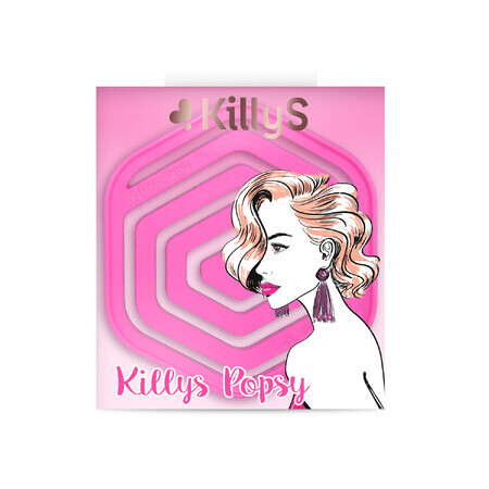 KillyS Popsy, cepillo para el pelo, rosa, 1 pieza