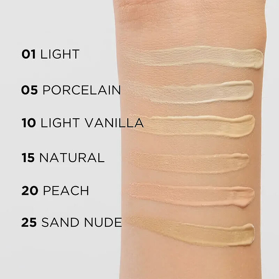 Eveline Cosmetics Wonder Match, vloeibare concealer, Nr. 20 Peach, 7 ml