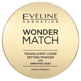 Eveline Cosmetics Wonder Match, setting poeder met amethist stof, 6 g