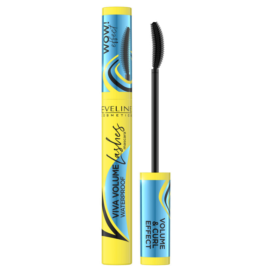 Eveline Cosmetics Viva Volume Lashes, waterproof volume mascara, 10 ml