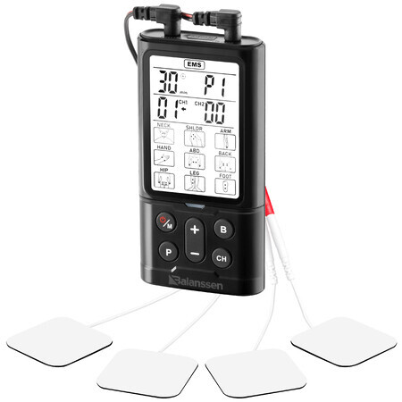 Balanssen, 3-in-1 elektrostimulator, TENS, EMS, massage, 1 stuk